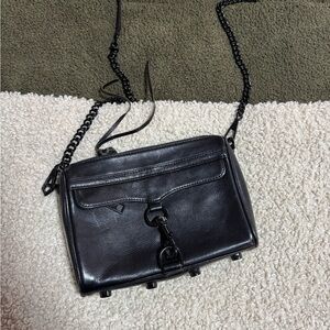 Rebecca Minkoff Black Leather Crossbody Bag